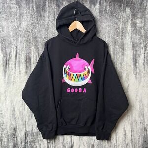 Tekashi 6ix9ine Gooba Hoodie Shark Rainbow Black Men's Size 2XL